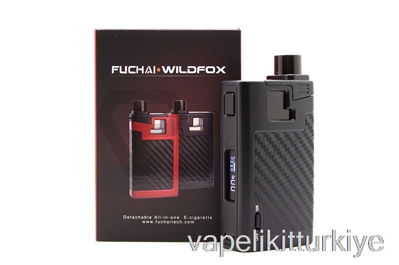 Elektronik Sigara Kalemi Vape Mate Sigelei Fuchai Wildfox 40w Hepsi Bir Arada Kit Siyah